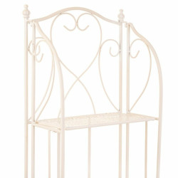 Estantería Alexandra House Living Blanco Metal Hierro 25 x 90 x 30 cm