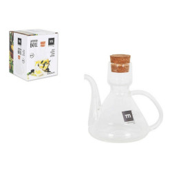 Aceitera La Mediterránea Bell Vidrio de Borosilicato Con Tapa Silicon