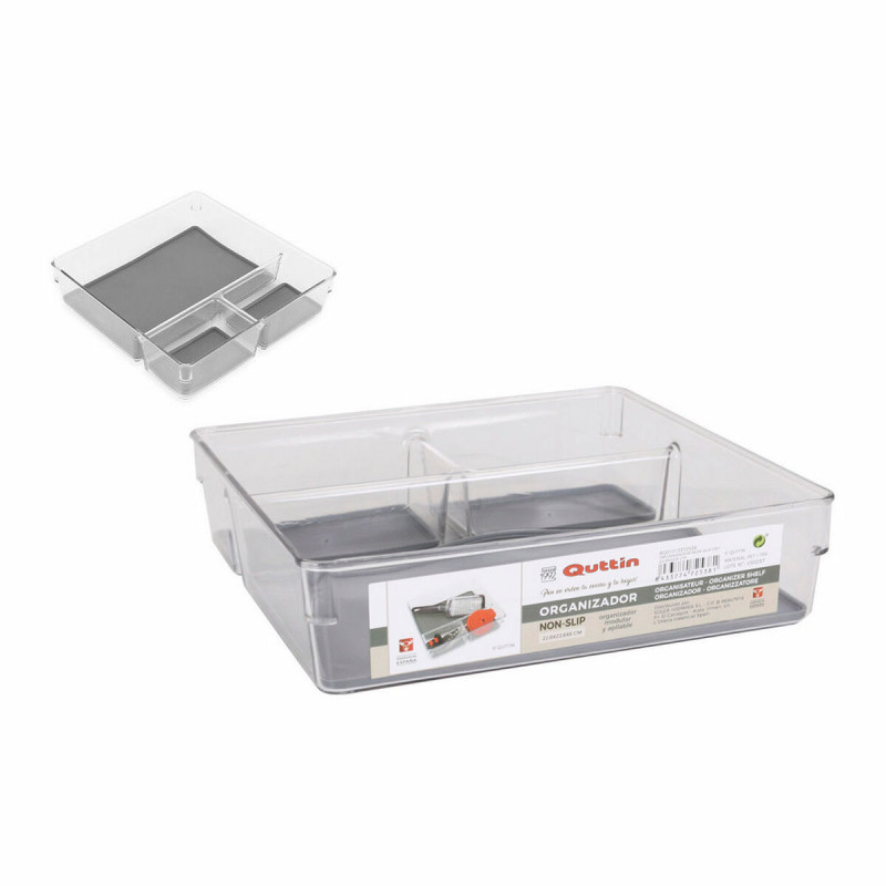 Organizador Quttin Non-Slip 22,8 x 22,8 x 6 cm (22,8 x 22,8 cm) Organizador Quttin Non-Slip 22,8 x 22,8 x 6 cm (22,8 x 22,8 cm)