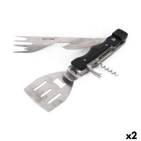 Accesorio multiusos Percutti 7 en 1 Barbacoa 30 x 10 x 3,5 cm (2 Unida