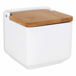 Salero con Tapa La Mediterránea Bambú 13 x 13 x 12,5 cm (12 Unidades
