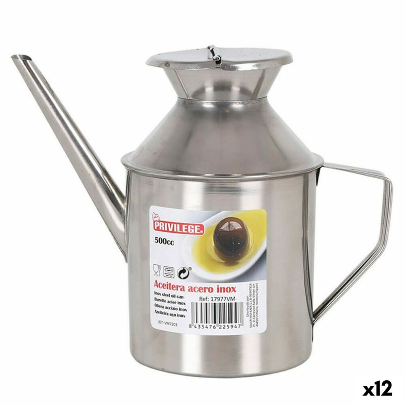 Aceitera Privilege Quttin Acero Inoxidable (12 Unidades) Aceitera Privilege Quttin Acero Inoxidable (12 Unidades)
