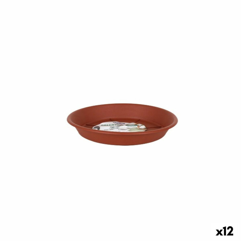 Plato para Maceta Dem Greentime Marrón ø 14 x 2 cm (12 Unidades) Plato para Maceta Dem Greentime Marrón ø 14 x 2 cm (12 Unidades)