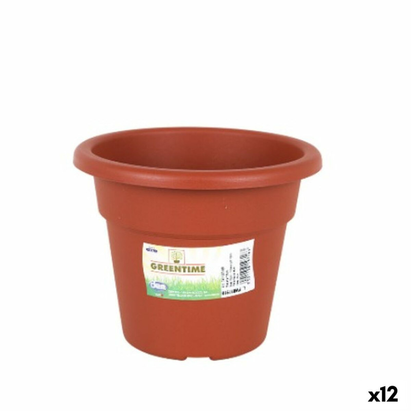 Maceta Dem Greentime Redonda Marrón Ø 16 x 13 cm (12 Unidades) Maceta Dem Greentime Redonda Marrón Ø 16 x 13 cm (12 Unidades)