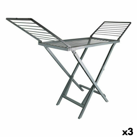 Tendedero Plegable Dem Elio Resina Gris 172 x 220 x 50,5 cm (3 Unidade