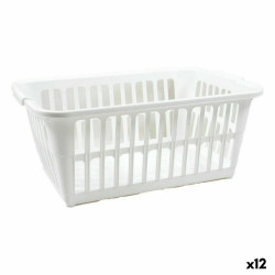 Cesto para la Ropa Sucia Tontarelli Classic Blanco 35 L 58 x 41 x 24 c