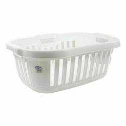 Cesto para la Ropa Sucia Tontarelli Hipster Blanco 50 L 66 x 44 x 25 c