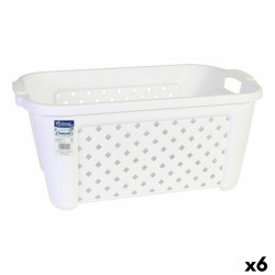 Cesto para la Ropa Tontarelli 8065405/112 35 L Blanco Rectangular 58 x