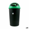 Cubo para la Basura Tontarelli Big hoop Negro Verde 50 L 39 x 39 x 72
