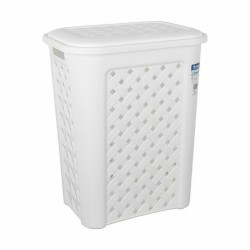 Cesto para la Ropa Tontarelli Arianna Con Tapa Blanco 37,5 x 27,5 x 47