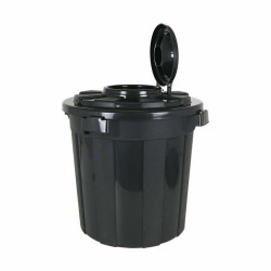 Cubo para la Basura Dem Hop 50 L Negro 49,5 x 49,5 x 50 cm (6 Unidades