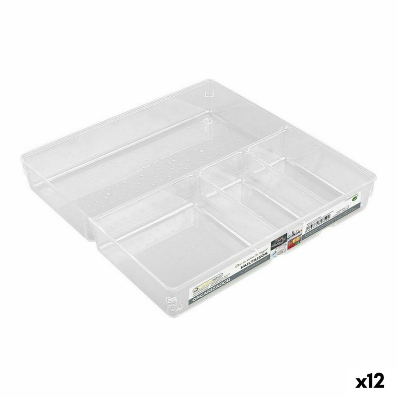 Organizador de Cajones Confortime Poliestireno 30 x 30 x 5 cm (12 Unid Organizador de Cajones Confortime Poliestireno 30 x 30 x 5 cm (12 Unid