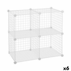 Estantería Confortime Blanco Rejilla 4 compartimentos 35 x 35 cm (6 U