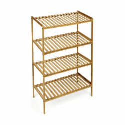 Estantería Confortime Marrón 4 Estantes Bambú 70 x 35 x 100 cm (2 U