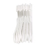 Juego de Perchas Dem Blanco Plástico 12 Piezas 38 x 17,5 cm (8 Unidad