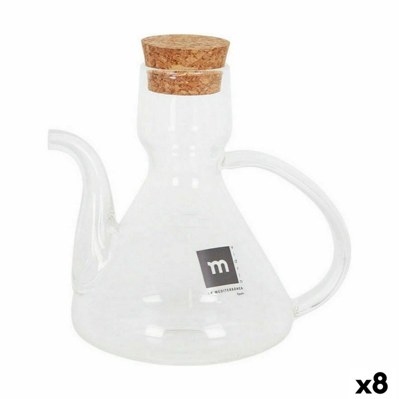 Aceitera La Mediterránea Bell 275 ml Silicona Vidrio de Borosilicato Aceitera La Mediterránea Bell 275 ml Silicona Vidrio de Borosilicato