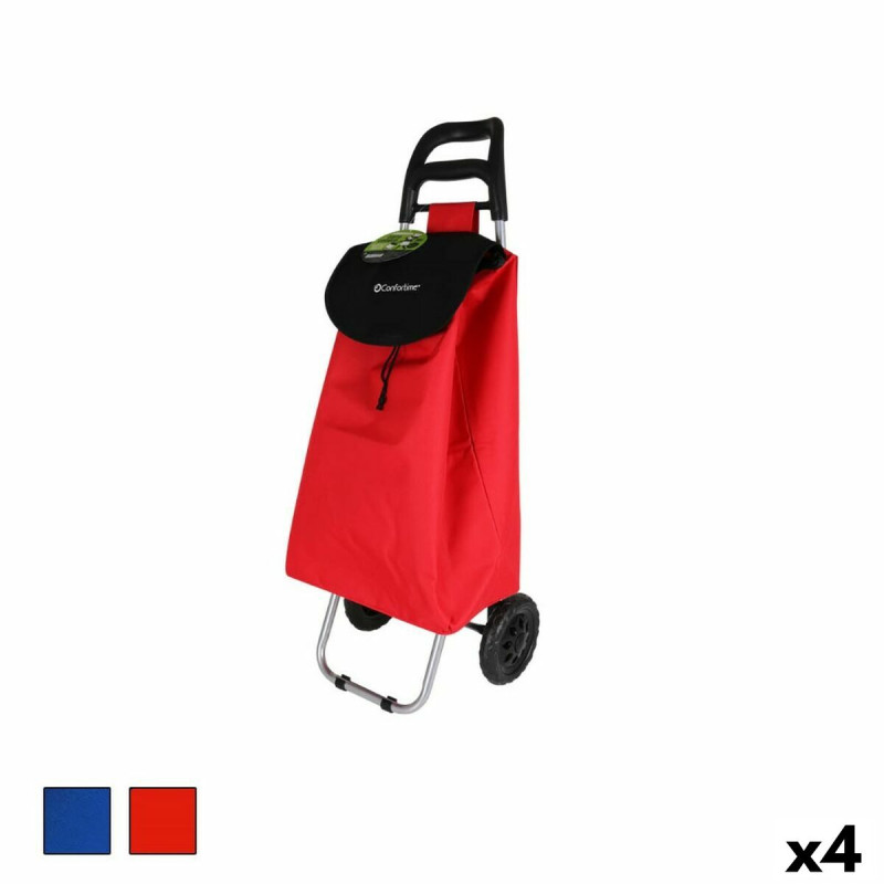 Carro de Compra Confortime 95 x 35 x 30 cm (4 Unidades) Carro de Compra Confortime 95 x 35 x 30 cm (4 Unidades)