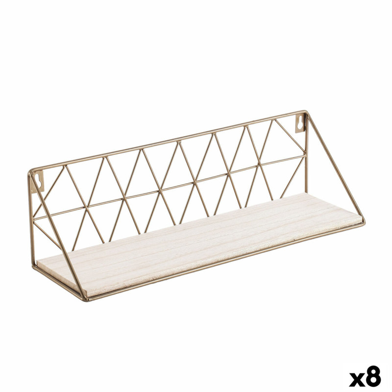 Estantería Vinthera Moa Acero Dorado 40 x 12 x 12 cm (8 Unidades) Estantería Vinthera Moa Acero Dorado 40 x 12 x 12 cm (8 Unidades)