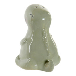 Salero con Tapa DKD Home Decor LC-173478 Dinosaurio Blanco Verde Dolom