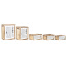 Cesto para la Ropa Sucia DKD Home Decor Natural Madera de Paulonia (40