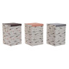 Cesto para la Ropa Sucia DKD Home Decor Con Tapa 36 x 36 x 55 cm Gris