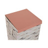 Cesto para la Ropa Sucia DKD Home Decor Con Tapa 36 x 36 x 55 cm Gris