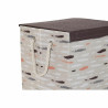 Cesto para la Ropa Sucia DKD Home Decor Con Tapa 36 x 36 x 55 cm Gris
