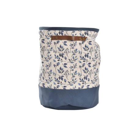 Cesto para la Ropa Sucia DKD Home Decor Azul Blanco Plástico 30 x 30