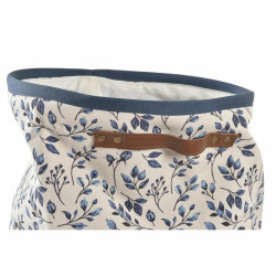 Cesto para la Ropa Sucia DKD Home Decor Azul Blanco Plástico 30 x 30