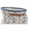 Cesto para la Ropa Sucia DKD Home Decor Azul Blanco Plástico 30 x 30