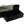 Estantería DKD Home Decor Negro Dorado Metal Álamo 160 x 35 x 180 cm