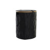 Cesto para la Ropa Sucia DKD Home Decor Negro Roble Fieltro (44 x 44 x