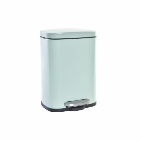 Cubo para la Basura DKD Home Decor Menta Mate 21 x 15 x 29,5 cm Metal