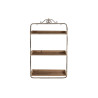 Estantería DKD Home Decor Blanco Natural Metal Abeto 64 x 19 x 107 cm