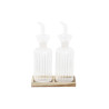 Set de Aceitera y Vinagrera DKD Home Decor 250 ml 14 x 7,5 x 21 cm Nat