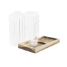 Set de Aceitera y Vinagrera DKD Home Decor 250 ml 14 x 7,5 x 21 cm Nat