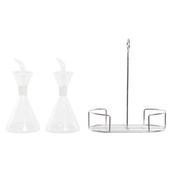 Set de Aceitera y Vinagrera DKD Home Decor 200 ml 19,5 x 10 x 23,5 cm