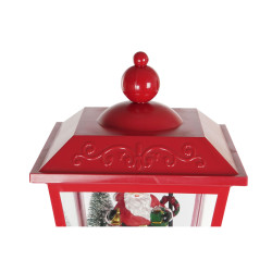 Farola DKD Home Decor Blanco Rojo Metal 30 x 30 x 180 cm