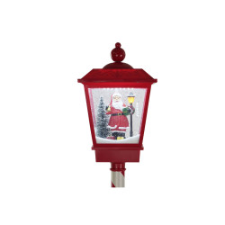 Farola DKD Home Decor Blanco Rojo Metal 30 x 30 x 180 cm