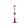 Farola DKD Home Decor Blanco Rojo Metal 30 x 30 x 180 cm