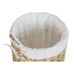Cesto para la Ropa Sucia Home ESPRIT Blanco Natural 3 Piezas 46 x 46 x