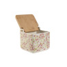 Salero con Tapa Home ESPRIT Blanco Rosa Lila Bambú 750 ml 14 x 12,5 x