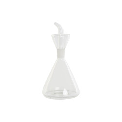 Aceitera DKD Home Decor Transparente Vidrio de Borosilicato 250 ml 9 x