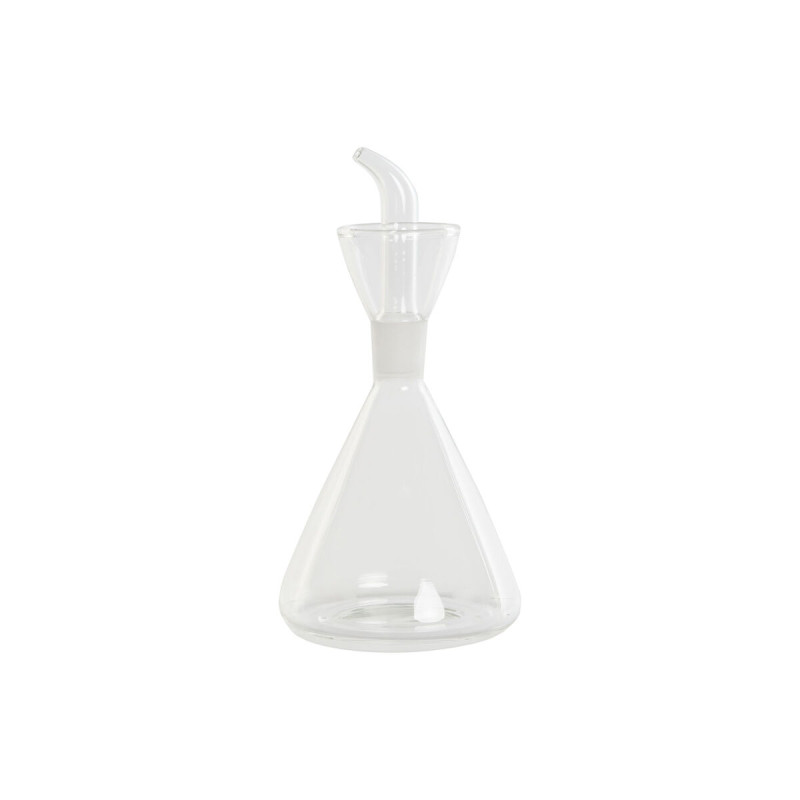 Aceitera DKD Home Decor Transparente Vidrio de Borosilicato 250 ml 9 x