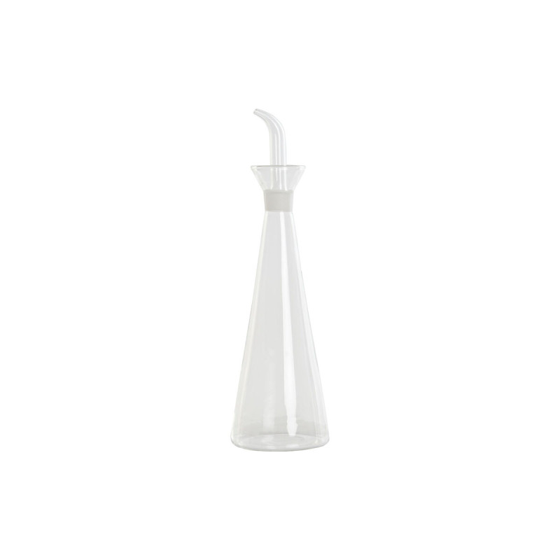 Aceitera DKD Home Decor Transparente Vidrio de Borosilicato 500 ml 8,5