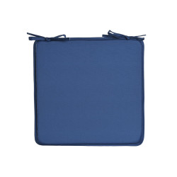 Cojín para sillas Home ESPRIT Azul Blanco 38 x 38 x 2 cm