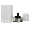 Set de Aceitera y Vinagrera Home ESPRIT Transparente Natural Bambú Cr
