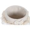Cesto para la Ropa Sucia Home ESPRIT Blanco Beige Mimbre Shabby Chic 4