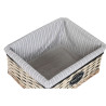 Cesto para la Ropa Sucia Home ESPRIT Blanco Marrón Negro Gris Natural