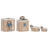 Cesto para la Ropa Sucia Home ESPRIT Verde Natural Infantil 44 x 44 x
